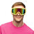 SALE Party-Skibrille, gr��enverstellbar, neon-gelb Bild 5