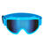 NEU Party-Skibrille, grenverstellbar, neon-blau - Neon-Blau