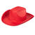 Hut Cowboy Classic Color aus Filz, rot