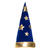 NEU Hut Zauberer fr Kinder, blau mit goldenen Sternen
