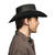 Hut Cowboy Wyatt, mit Stierkopf, Einheitsgre, Schwarz Bild 4