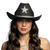 Hut Cowboy Taylor, mit Strass-Stern, Einheitsgre, Schwarz Bild 2