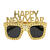Party-Brille Happy New Year, Gold