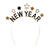 Haarreif / Diadem New Year aus Metall