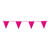 NEU Wimpelkette aus Pappe, Glitter-Pink, 6m - Glitter-Pink