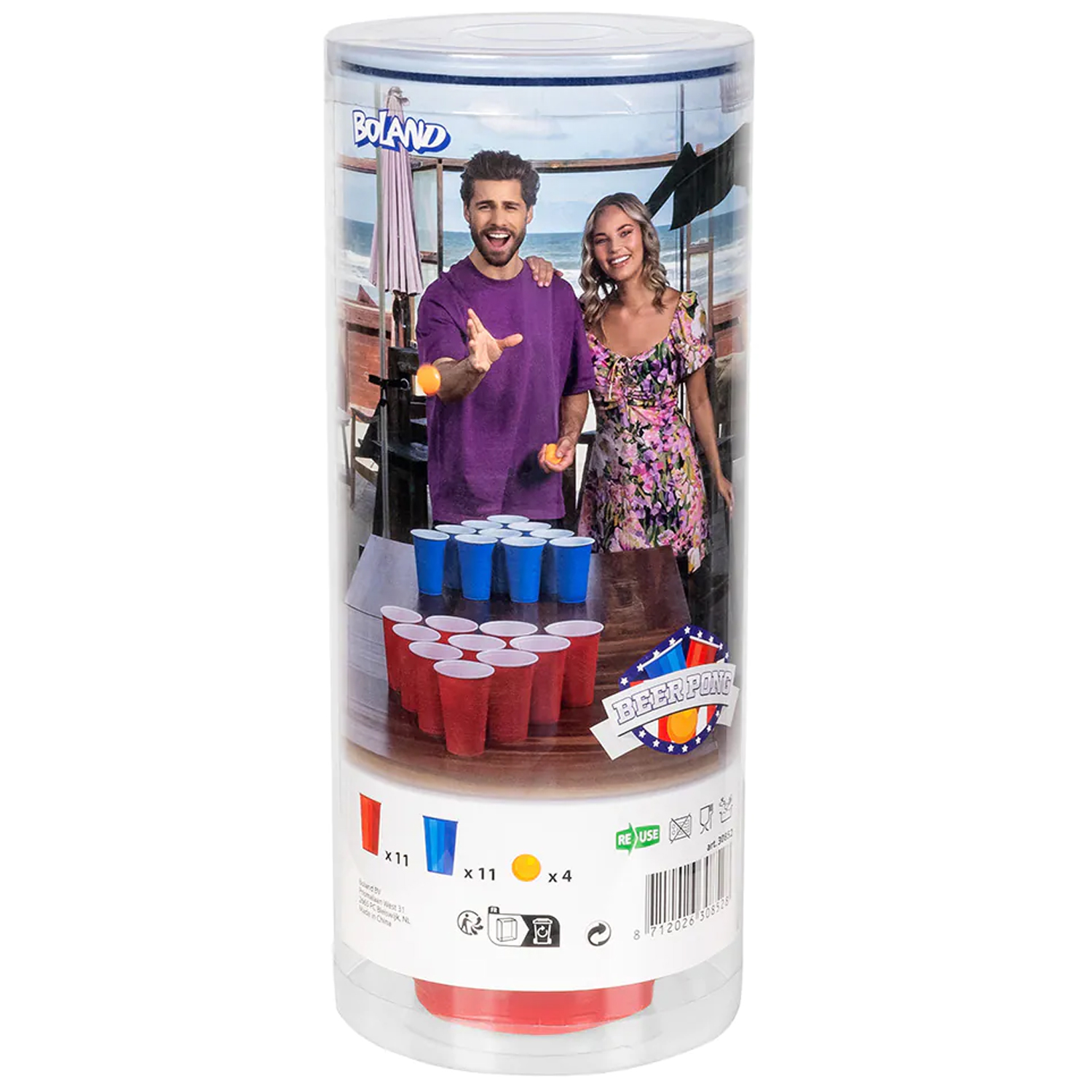 NEU Bierpong Set mit 22 Bechern und 4 Bllen Bild 3