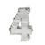 NEU Mini-Zahlen-Pinata silber, 25x16x5cm, Ziffer 4 - Ziffer 4
