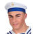 Hut Marine weiß mit blauem Band, Einheitsgröße