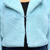 NEU Damen-Kost�m Pl�sch-Jacke kurz, hellblau, mit Taschen, Gr. M-L Bild 2