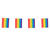 NEU Fahnenkette Regenbogen Pride aus Papier, 3m Bild 2