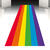 NEU Lufer aus bedruckter Folie, Regenbogen, 450x60cm