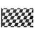 NEU Fahne Racing Zielflagge, schwarz-wei kariert, 90x150 cm