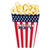 Popcorn-Schale USA Party, 4 Stück - Popkorn-Schale