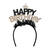 NEU Haarreif Happy Birthday, schwarz-gold Bild 2