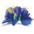 SALE Haarspange Hibiscus, blau