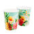 SALE Papp-Becher Paradies Hawaii, ca. 210ml, 10 St�ck Bild 2