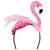 NEU Haarreif Flamingo aus Plsch, mit Federn Bild 2