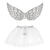 NEU Kinder-Kostm Set Engelchen mit Flgel und Tutu, silber, Einheitsgre Bild 2