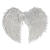 NEU Engelsflgel glnzend, 40x55cm, silber - Silber