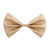 Fliege mit Glitter, Champagner-Gold