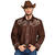 Herren-Hemd Cowboy, braun, Gr. XL - Größe XL