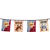 Fahnenkette Wild West Sheriff, 6 m - Fahnenkette Wild West