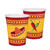 NEU Papp-Becher Fiesta, ca. 210ml, 10 Stck, Mexico - Papp-Becher