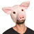 NEU Plüsch-Halbmaske Schwein, rosa Bild 2