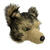 NEU Plsch-Halbmaske Wolf / Werwolf, braun meliert Bild 2