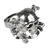SALE Ring Pirat mit Totenkopf, grenverstellbar