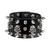 Armband Biker mit Nieten, schwarz, Totenkpfen