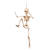 Deko-Skelett, 50 cm, hängend, beweglich Bild 4