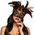 Maske Voodoo Marasa, Halbmaske mit Federn Bild 2