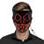 NEU Halloween-Maske Killer-Smile rot, mit LED-Beleuchtung