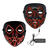 NEU Halloween-Maske Killer-Smile rot, mit LED-Beleuchtung Bild 3