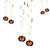 Deko-Swirls Halloween Kürbis, 85 cm, 2 Stk. - Deko-Swirls