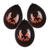 NEU Latex-Luftballons Halloween-Krbis, ca. 25cm, 6 Stck - Latex-Ballons