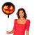 NEU Folienballon Halloween-K�rbis, ca. 45cm, schwarz Bild 2