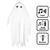 NEU Halloween Deko Figur Schttelgeist, mit Bewegung, Soundsteuerung, Geruschen, 48cm