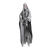 NEU Halloween-Deko Skelett mit Fetzenkutte, ca. 180cm, mit leuchtenden Augen