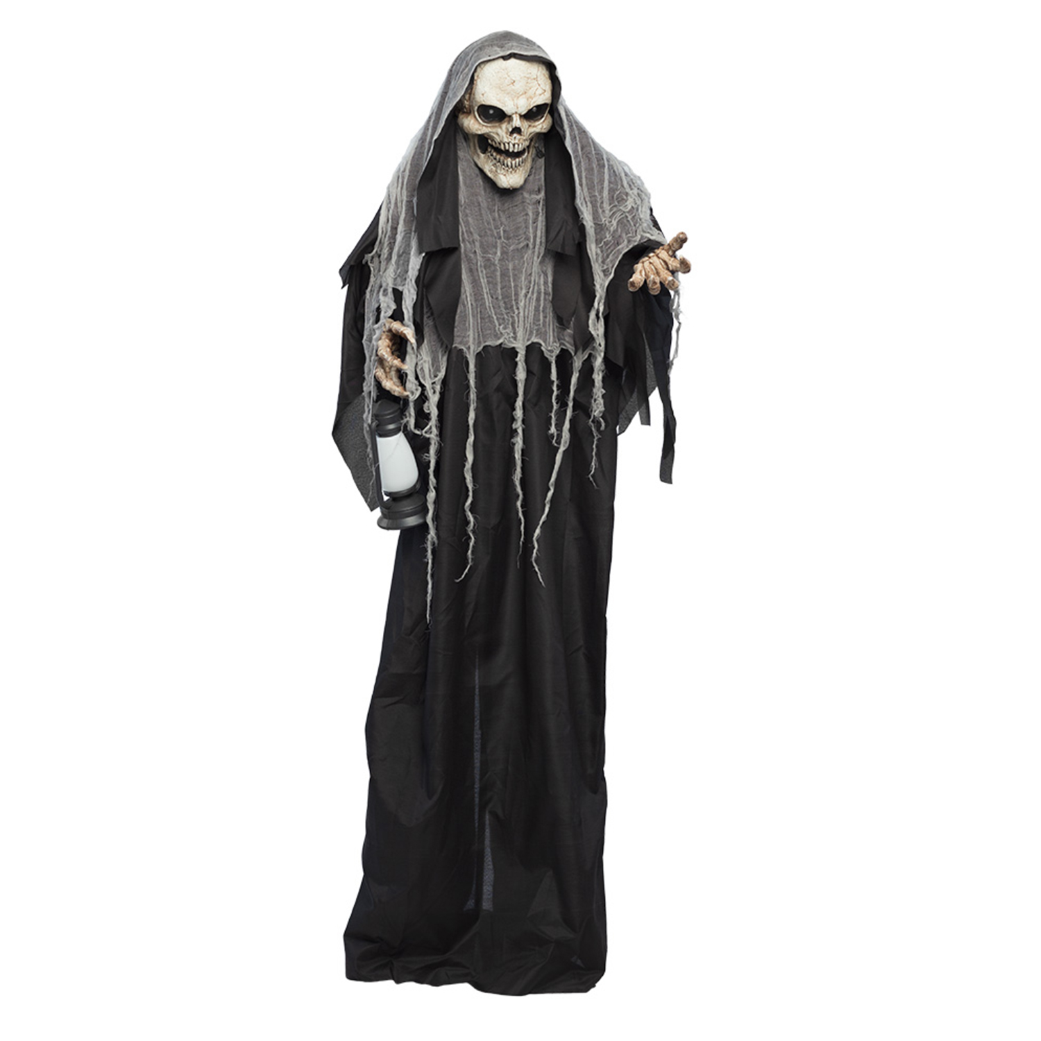 NEU Halloween-Deko-Figur Reaper, mit Bewegungs-, Licht- und Soundeffekt, 180cm Bild 2