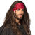 NEU Haarklammer mit Perlen-Strähne und Medaillon für Piraten oder Hippies Bild 2