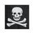 SALE Servietten Pirat Totenkopf schwarz 33x33cm 12 Stk.