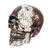 NEU Halloween-Deko Schdel, kupfer-gold mit Perlen, ca. 16 x 15 x 21cm, Totenschdel