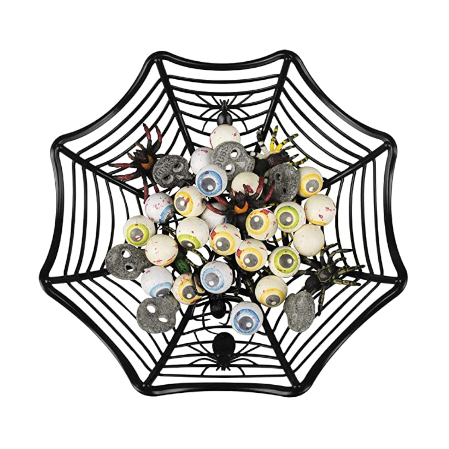 Korb Halloween Spinnennetz, ca. 27 cm Bild 2