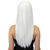NEU Per�cke Valerina, Langhaar mit Pony, weiss, Premium-Qualit�t Bild 3