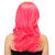 NEU Per�cke Julietta, Langhaar gewellt, neon-pink, Premium-Qualit�t Bild 3