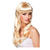 Percke Damen Langhaar glatt mit Pony, Party Chique, blond