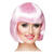 Percke Damen Foxy Bob, Pagenkopf mit Pony, Cabaret, trkis - mit Haarnetz Bild 2