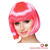 Percke Damen Foxy Bob, Pagenkopf mit Pony, Cabaret, hotpink - SPARPACK mit 12 Stck